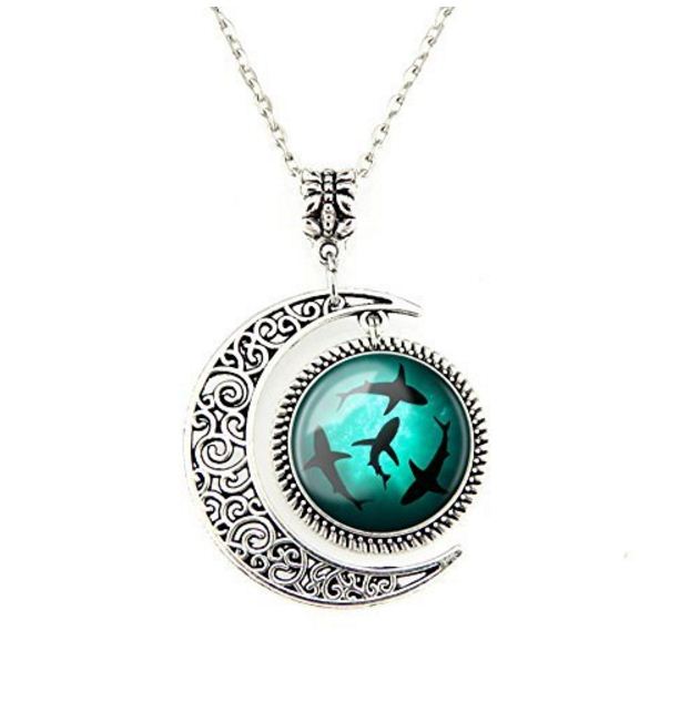 Circling Shark Pendant: Gifts for shark lovers