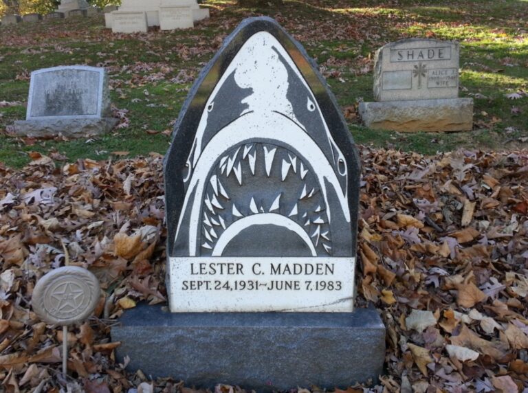 shark tombstone