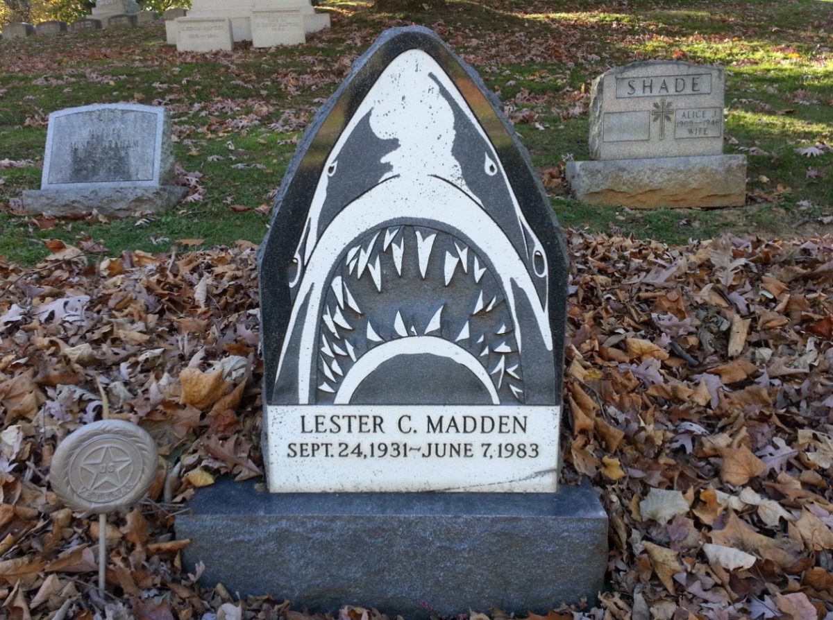 shark tombstone